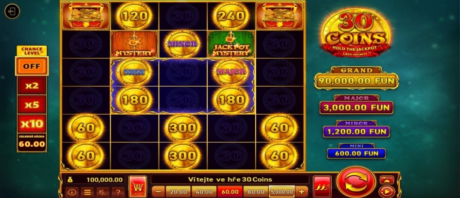 30 Coins od Wazdan