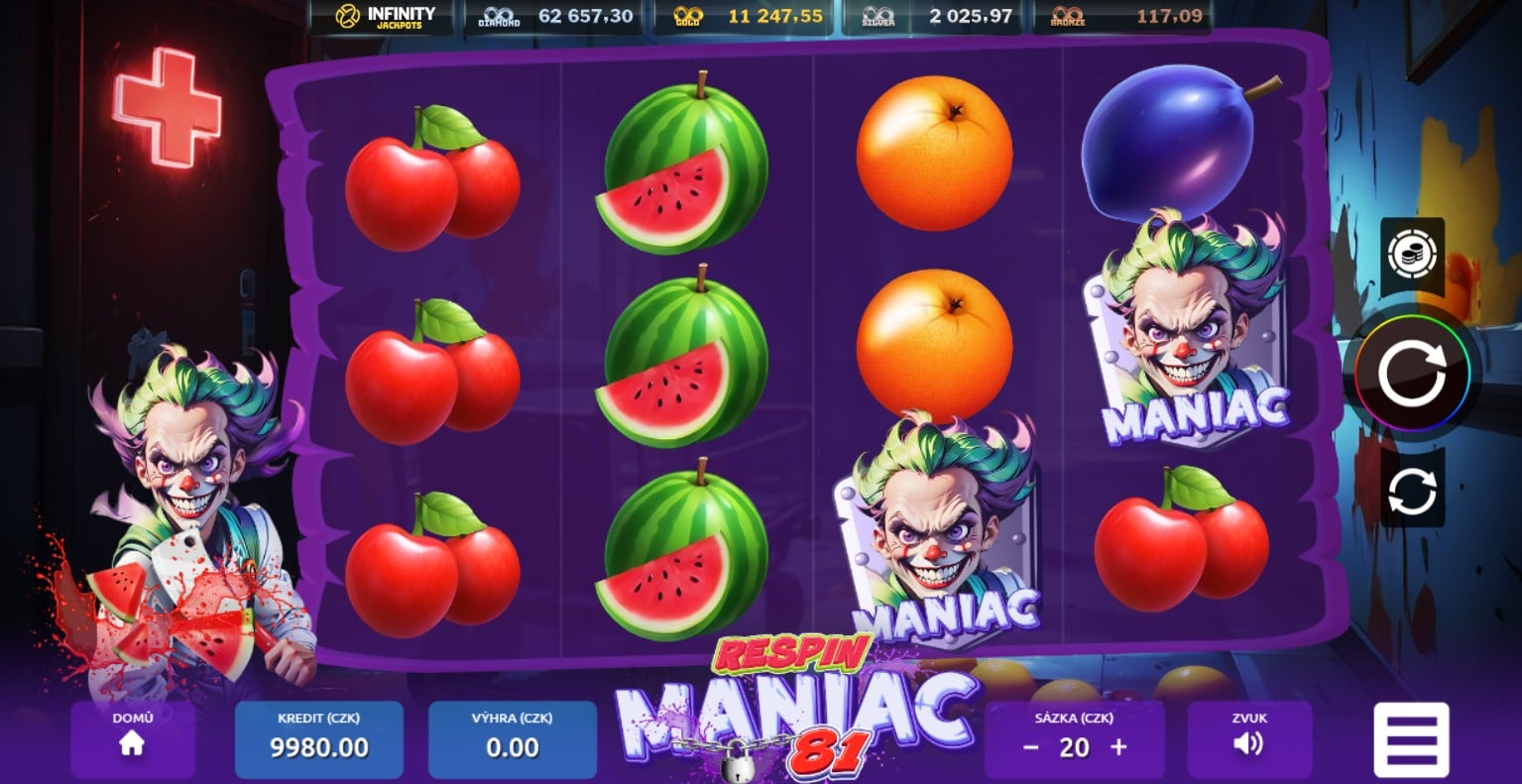 Respin Maniac 81 od Spinfinity