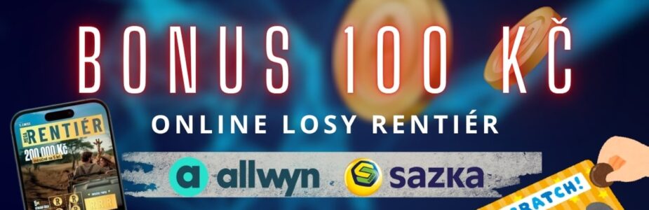 Bonus 100 Kč u Allwyn