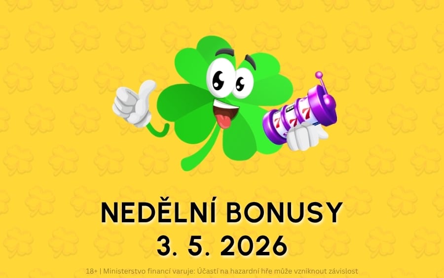 Free spiny a bonusy dnes 3-5-2026