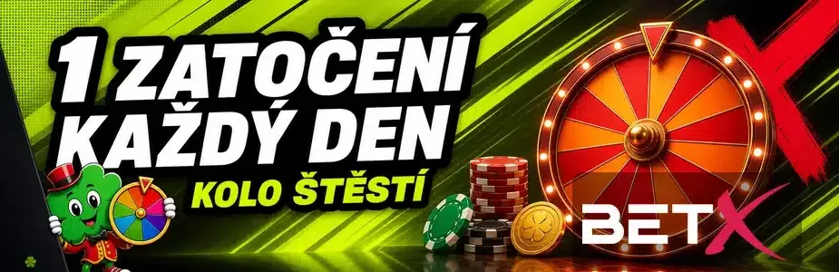 1 zatočení každý den u BetX