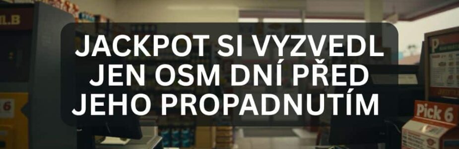 Celý rok nevěděl o tom, že je milionářem. Svou výhru si vyzvedl sotva týden před vypršením.
