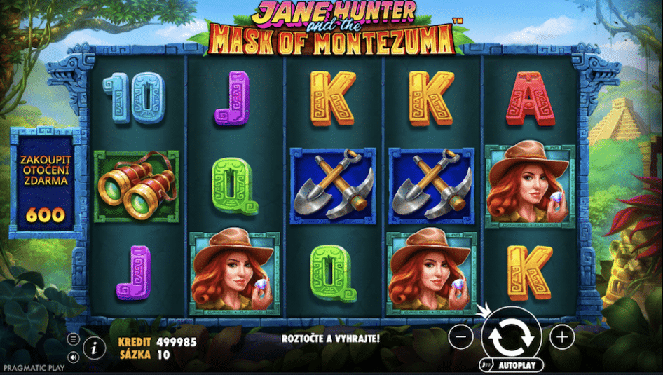 Jane Hunter and the Mask of the Montezuma od Pragmatic Play