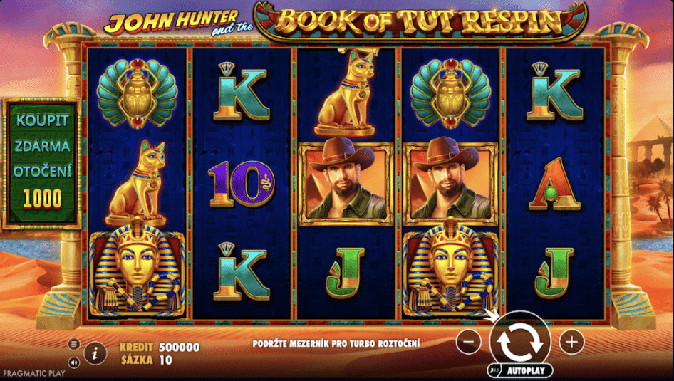 John Hunter and the Book of Tut Respin od Pragmatic Play