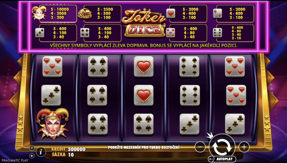 Joker’s Jewels Dice od Pragmatic Play