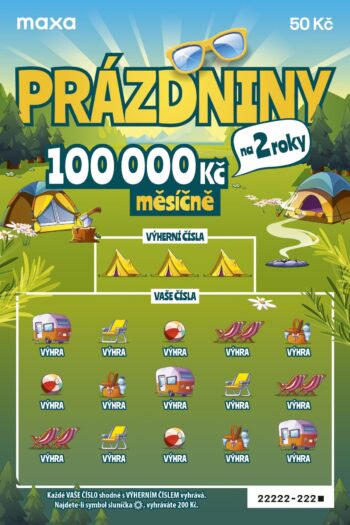Ukázka nesetřeného losu Prázdniny na 2 roky