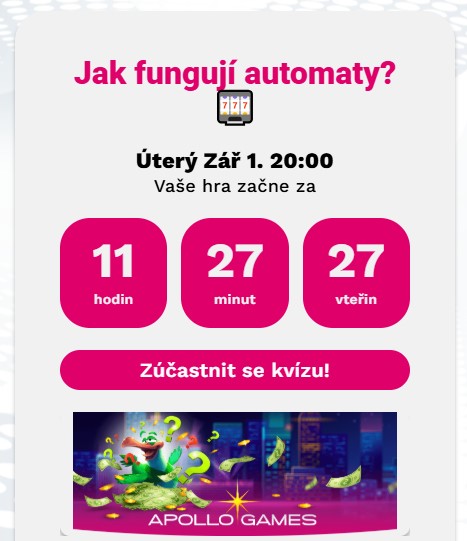 Apollo Games Kvízování