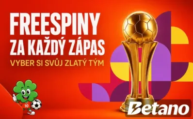 Otočky zdarma za každý zápas u Betana