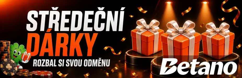 Středeční dárky - banner - Betano
