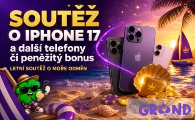 Soutěž o iPhone 17 a další telefony či bonus do hry u Grandwin