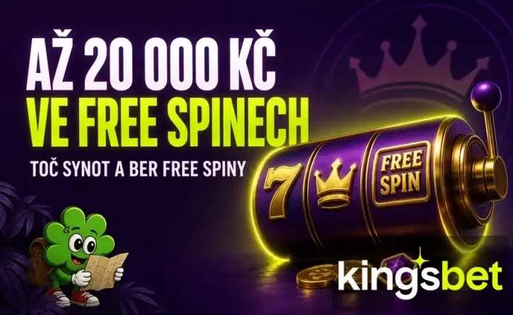 Toč Synot a ber až 20 000 Kč ve FS u Kingsbetu