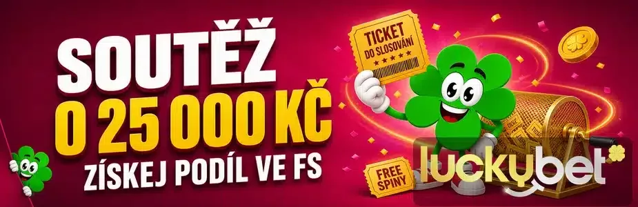 Soutěž o 25 000 Kč u Luckybetu