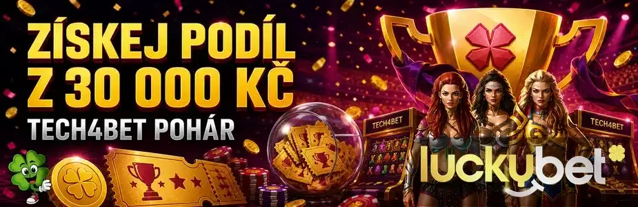 Podíl z 30 000 Kč v soutěži u LuckyBet