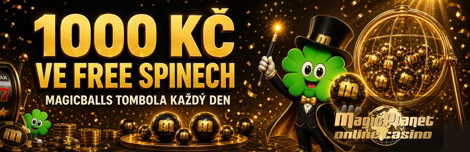 Magic Planet nabízí 1000 Kč ve free spinech