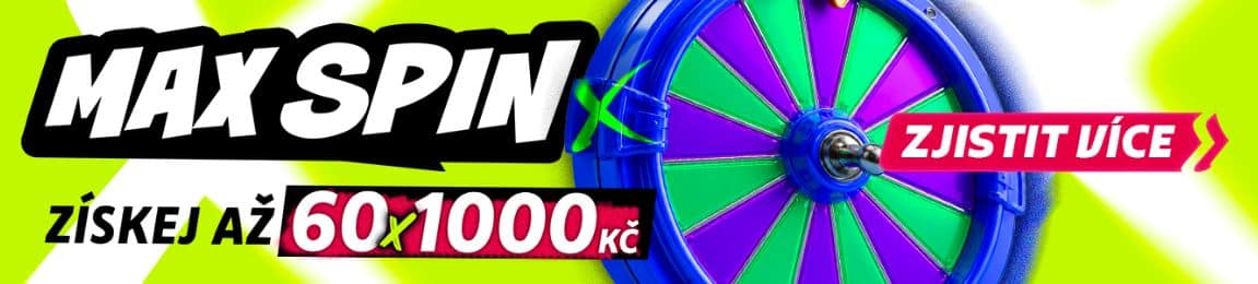 MAX Spin banner u BetX