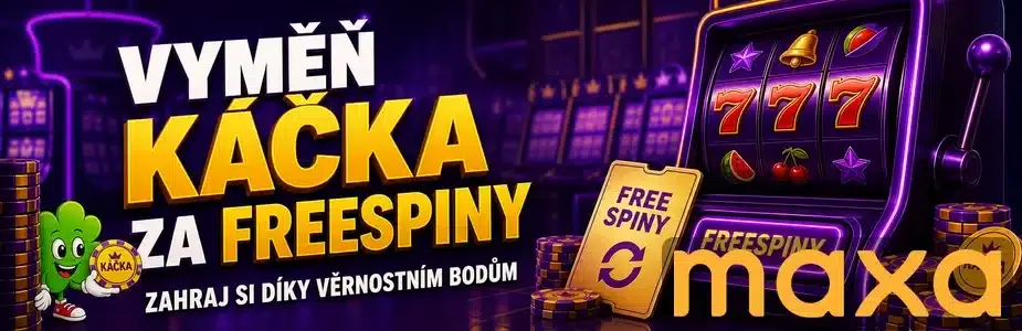 Vyměň Káčka za free spiny u Maxy