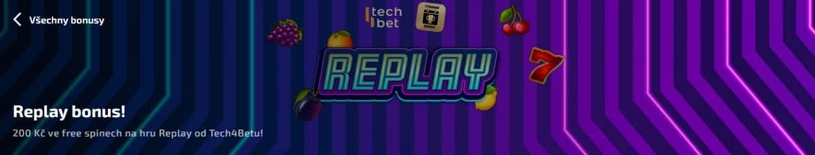 Replay bonus banner