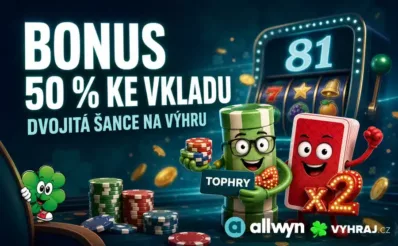 Bonus 50 % ke vkladu u Allwynu