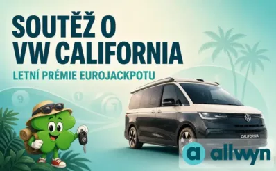 Prémie Eurojackpotu a soutěž o VW California u Allwynu