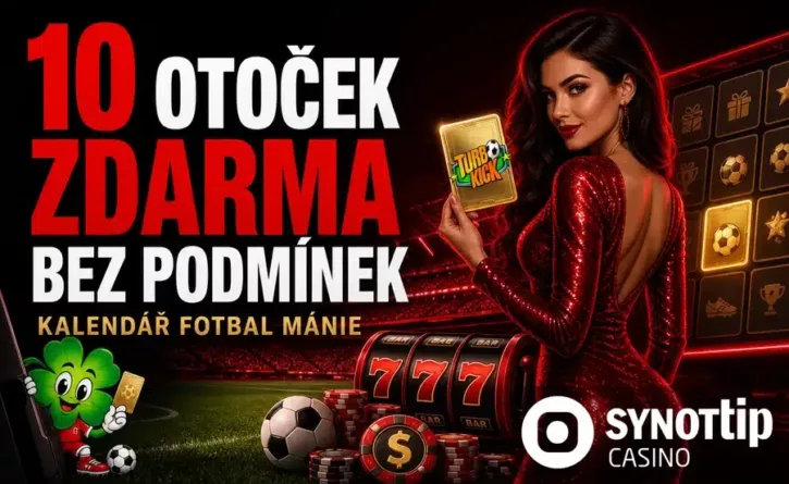 10 FS bez podmínek u Synottipu