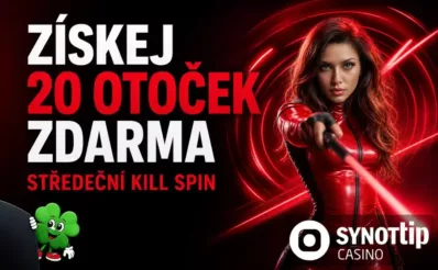Získej 20 otoček zdarma u Synottipu