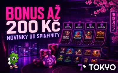 bonus 200 Kč v casinu Tokyo