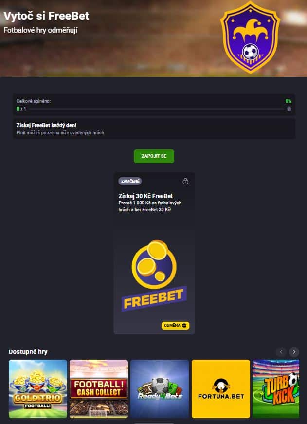 Vytoč si FreeBet