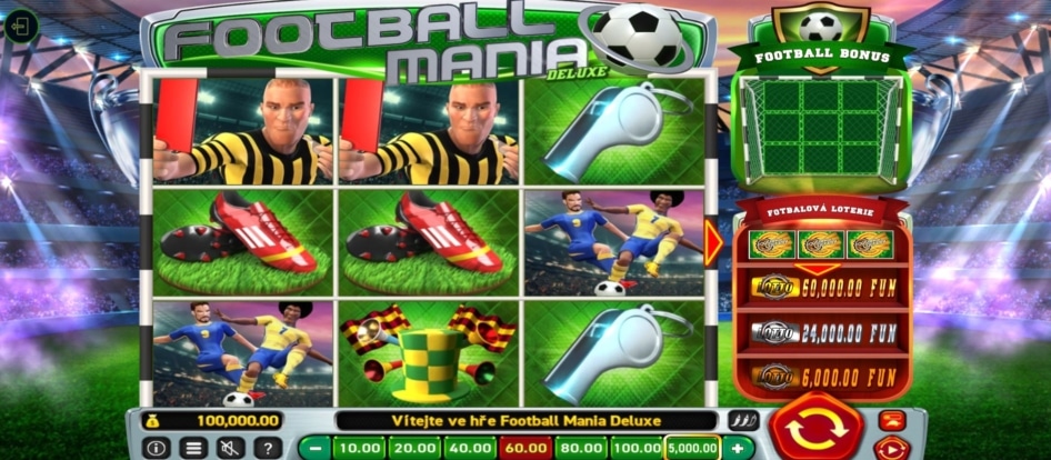 Football Mania Deluxe od Wazdan