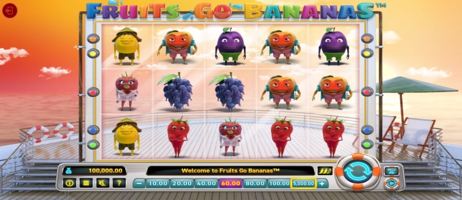Fruits Go Bananas od Wazdan
