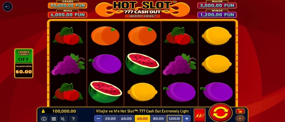 Hot Slot 777 Cash Out Extremely Light od Wazdan