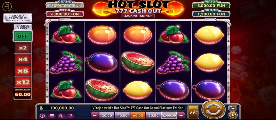 Hot Slot 777 Cash Out Grand Diamond Edition od Wazdan