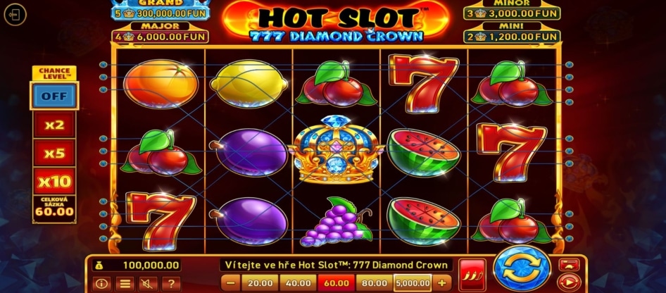 Hot Slot 777 Diamond Crown od Wazdan