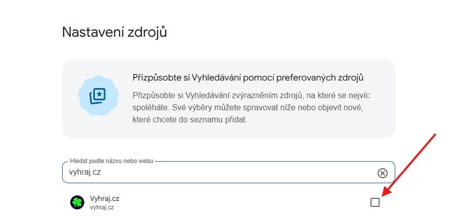 Zaškrtnout políčko