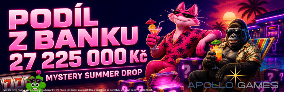 Hraj o podíl z 27 225 000 Kč v Apollo Games