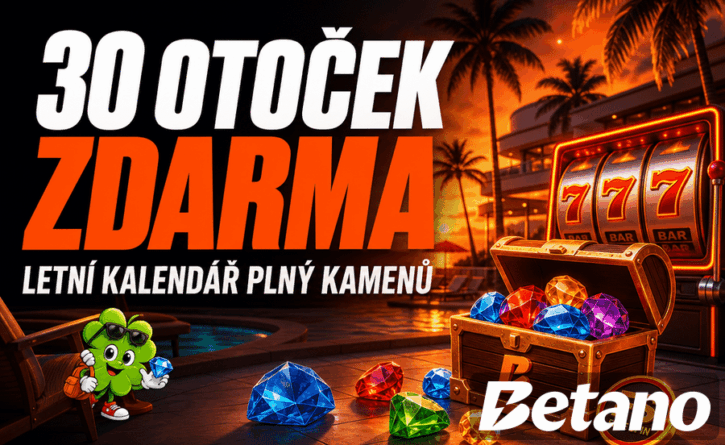 30 otoček zdarma u Betana