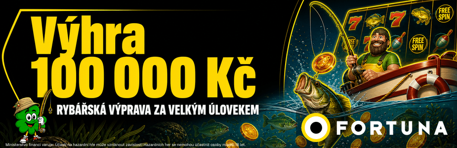 Výhra 100 000 Kč u Fortuny