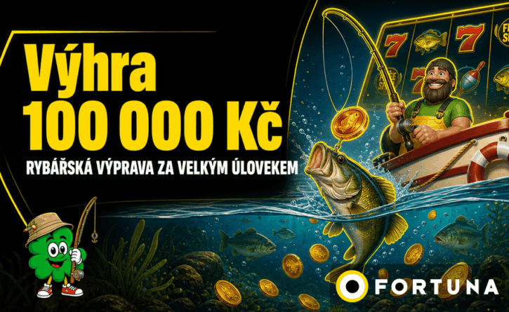 Výhra 100 000 Kč u Fortuny
