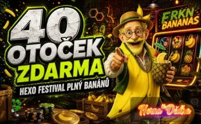 40 free spinů v Herně U Dědka