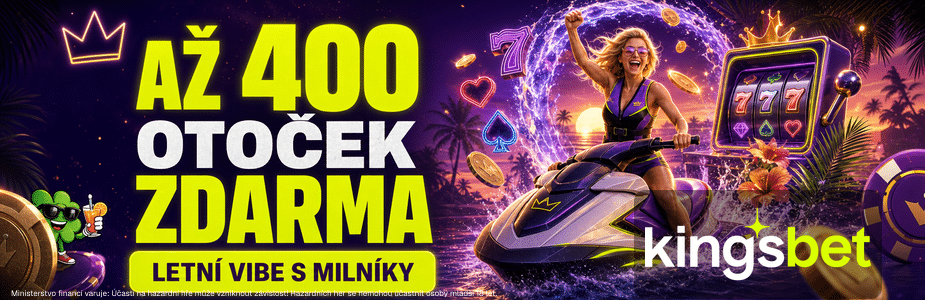 Až 400 free spinů u Kingsbetu