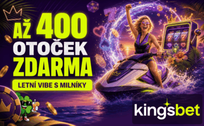 Až 400 free spinů u Kingsbetu