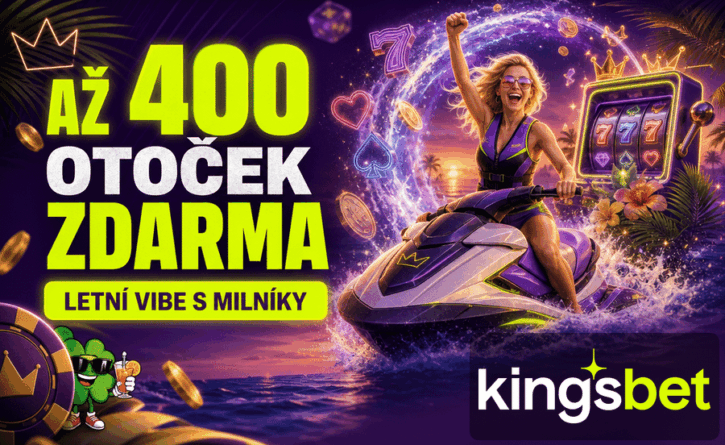 Až 400 free spinů u Kingsbetu