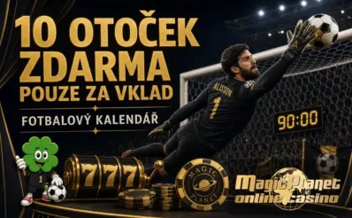 10 otoček zdarma pouze za vklad u Magic Planet