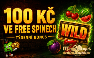 Týdenní bonus 100 Kč ve FS u Magic Planet