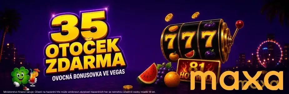 35 otoček zdarma v casinu Maxa