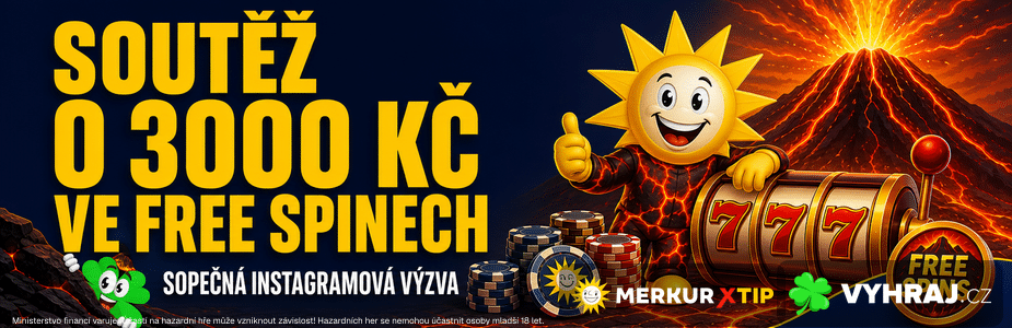 Soutěž o 3000 Kč ve free spinech u Merkuru