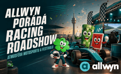 Užij si atmosféru Formule 1 oohacenou o herní prvky Allwynu! Roadshow cestuje po Česku.