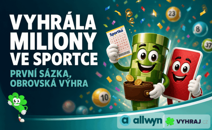 Její první sázkav živ otě byla výherní! Odnáší si 15 milionů korun.