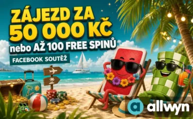 Soutěž u Allwynu o zájezd za 50 000 Kč či porci free spinů!