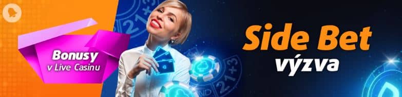 Side Bet výzva u Tipsportu, Chance a Maxy