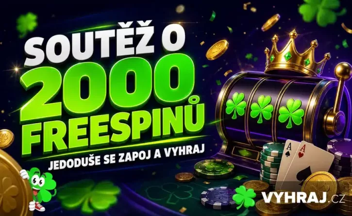 Soutěž s vyhraj.cz o 2000 Free spinů